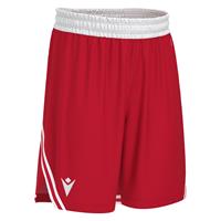 Kansas Basket Eco Shorts RED/WHT 3XL Teknisk basketshorts - Unisex